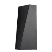 Iron Aluminum Bedsides Reading Light Up and Down Bathroom Corridor Decoration Lamp(Black)