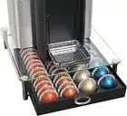 Vertuo Pod Holder VertuoLine Drawer Storage for Nespresso Coffee Capsules Cryst