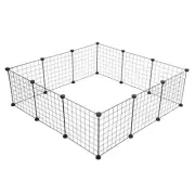 Durable Portable Pet Playpen Puppy Dog Fences Gate Indoor Outdoor Fence Exercise