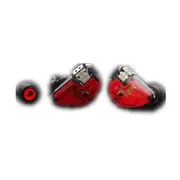 V30 Hifi In Ear Wired Earphone 0.75Mm 2Pin Detachable Cable Headphone Without Mic(Black)