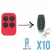 10 x Code Ezy B&D PTX5 PTX-5 Tritran Garage Door BND TB5 BD4 Compatible Remote