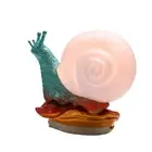 HG Snail Night Light LED Table Lamp Cute Snail Desk Light USB Powered Touch Cont