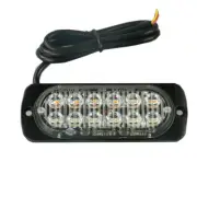 White Yellow 12LED 900LM Car Warning Flashing Strobe Light For Van Truck Pickup (for: Renault)