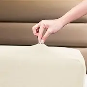 Family Bedding Fitted Sheets Super King Size - Deep Pocket 100% Cotton Jersey Fitted Sheet 4 Way Stretch Cream Bedding - Shrinkage and Fade Resistant. (Super King (180x200cm), Cream).
