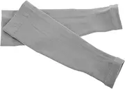 NULYLU Sports Compression Leg Warmers Shin Guards Adult Leg Warmers for Men Skin-friendly Calf Socks Protective Stockings Leg Sleeve Shin Guard Sleeves Calf Sleeves Grey Nylon