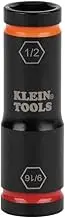 Klein Tools Flip Impact Socket, 9/16 and 1/2-Inch Size