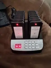 Wireless Restaurant Buzzer Pager Coasters Paging Guest Calling Queuing System