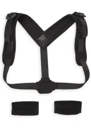 SPRI Back Posture Corrector Brace in Black, One-Size, Fitness/Recovery