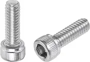 uxcell #8-32x1/2 Hex Socket Head Cap Screw Bolts 304 Stainless Steel Polished 25pcs