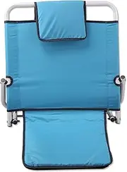 Adjustable Bed Back Rest Pillow Adjustable Bed Backrest Ergonomic Folding Backrest for Orthopedic Neck Head Lumbar Support Adjustable Sit-Up Bed