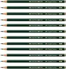 Faber-Castell Pencils,Castell 9000 Artist Graphite Pencils, 4B Black Lead Pencil