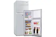 GECKO 142L Upright Portable Fridge / Freezer, 12V/24V for Motorhome and Caravan, Silver
