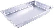 Kanda 034040 Hotel Pan, 1/1, 20.9 x 12.8 inches (53 x 32.5 cm), Depth 2.6 inches (6.5 cm) (7002), Capacity 1.7 gal (7.7 L), Commercial Use, HG 18-8, Stainless Steel