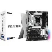 Asrock B760 Pro RS LGA1700 motherboard, 4x DDR4, ATX, CPU 1700, 128GB RAM-4 SLOT
