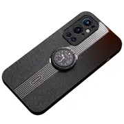 KADEM For OnePlus 9 Pro 5G Ring Kickstand Cover Watch Pattern Cell Phone Case