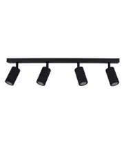 Exterior Adjustable 4 Head Bar Spot Light (Black) IP44