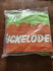 NIB Nickelodeon Inflatable Lime Green Chair W/ Orange Logo Kool-Aid Promo