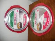 Set Of 2 Mirro CRISPI CRUST 13” Pizza Pans New Old Stock SEALED