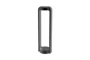 SEKER Garden Bollard Light 13W Rectangular Dark Grey 3000K IP65 H500mm 530LM