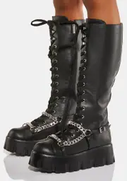 In Formation Platform Boots