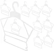ABOOFAN Baby Hangers 10pcs Kids Plastic Hangers Strong Space-Saving for Nursery