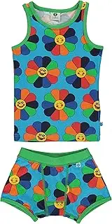[Småfolk] Boys' Underwear Flower Base Layer Set