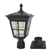 Kemeco ST4311AQ LED Cast Aluminum Solar Post Light Fixture with 3-Inch Fitter...