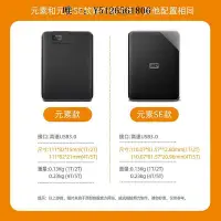 在飛比找Yahoo!奇摩拍賣優惠-移動硬盤WD西部數據USB3.0移動硬盤1T 2T新元素4T