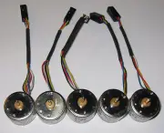 5 X Miniature Stepper Bipolar Motor - 5V - Driver Schematic - 2 Phase - 20 Steps