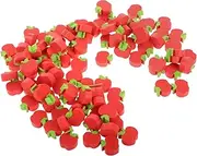 jojofuny 100Pcs Mini Apple Erasers Fun Classroom Erasers Adorable Fruit Shape for Students Practical Pencil Mark Removers School Activities