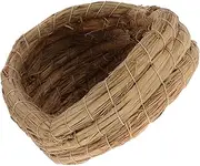 VICASKY Straw Woven Chicken Nest Comfortable Chicken Sleeping Bed Handmade for Home Use