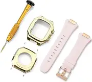 [BKUANE] Latest Stainless Steel Modification kit Bezel for Apple Watch Band 7 44mm 41mm 45mm Noble Metal for iWatch Series 8 7 6 5 4 SE