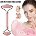 Jade Roller Face Massager Gua sha Facial Beauty Eye Neck Body Anti Ageing Tools