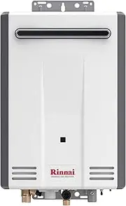 Rinnai V53DeP Propane Tankless Hot Water Heater, 5.3 GPM, Outdoor Installation