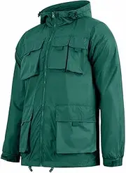 [SUNDAY ROSE] Men's Windbreaker Jacket Lightweight Waterproof Hooded Rain Jackets Casual Zip Up Coats with Pockets