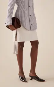 [Bottega Veneta] Bounty Patent Vinyl Mule Pumps
