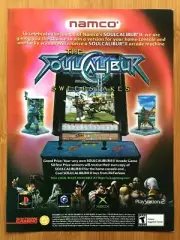 Soul Calibur II 2 PS2 Xbox Gamecube 2003 Print Ad/Poster Official Arcade Contest