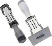 CAXUSD 2pcs Compact Handheld Date Stamp Portable Stamper for Contracts Certificates Documents Sturdy Construction for Imprints Office Home School