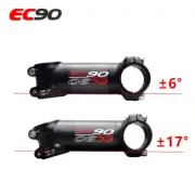 U EC90 Carbon+Aluminum Bicycle Stem MTB Road Bike 6/17° Stems 31.8/28.6 60-120mm