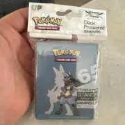 Pokemon Lucario Deck Protector Sleeves Pack of 65 Standard Size Ultra Pro