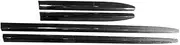 Car Accessories Compatible for Ford Explorer 2020-2023 ABS Chrome Carbon Side Door Car Body Molding Skirts Scratch Resistant Cover Trim(Carbon Fiber Look)