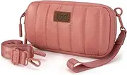 [Montana West] Lee Wristlet Wallet for Women Puffer Crossbody Purse with Detachable Strap