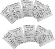 HOLIDYOYO Moisture Absorbing Desiccant Packets 50pcs Food Storage Bags Silica Gel for Electronics Clothing Shoes Jewelry Dry Storage