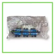 Hubbell FSPSCD3 6-Port SC Duplex Fiber Adapter Panel, Blue !doctype html html