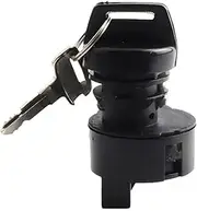 Ignition Key Switches for Polaris for Worker 500 for Predator 500 2003-2007 4 Pin ATV Plastic Ignition Key Switch Start Engine Lock with 2 Keys Ignition Barrel Key Switch