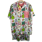 NEW Peter Alexander Dr. Seuss THE GRINCH Christmas Mens SIZE M PJs Set Summer