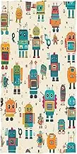 Colorful Robots Beach Towel, Beach Towel Quick Dry for Men Women