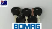 5 x BOMAG HAMM JCB Excavator Plant Digger Keys 14607 FREE POSTAGE
