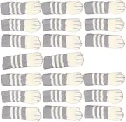 Chair Leg Floor Protectors, 20 Pcs Cute Cat Paw Table Chair Leg Socks, High Elastic Knitted Furniture Socks, Reusable Non Slip Furniture Pads Set, Double Thickness to Reduce Noise