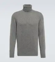 [Loro Piana] Loro Piana Dolcevita turtleneck cashmere sweater AU 90 grey